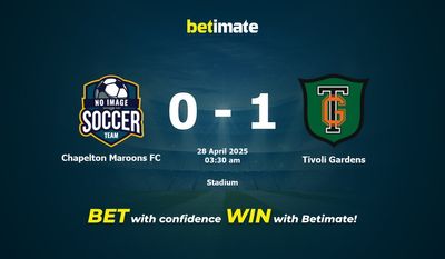 Dự đoán Chapelton Maroons FC vs Tivoli Gardens, Tỷ lệ cược & Mẹo cá cược 27/04/2025