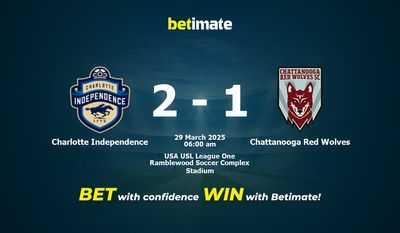 Dự đoán Charlotte Independence vs Chattanooga Red Wolves, Tỷ lệ cược & Mẹo cá cược 28/03/2025