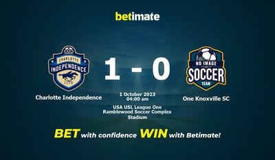 Dự đoán Charlotte Independence vs One Knoxville SC, Tỷ lệ & Mẹo cá cược 30/09/2023