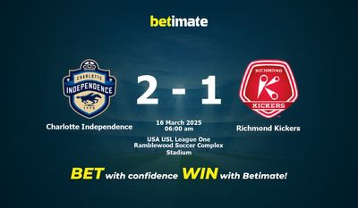 Dự đoán Charlotte Independence vs Richmond Kickers, Tỷ lệ cược & Mẹo cá cược 15/03/2025