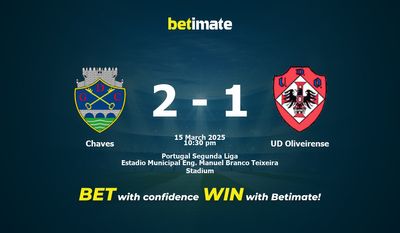 Soi kèo Chaves vs UD Oliveirense, tỷ lệ cá cược 15/03/2025