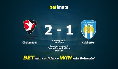 Dự đoán Cheltenham vs Colchester, Tỷ lệ cược & Mẹo cá cược 03/08/2025