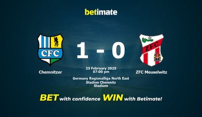 Dự đoán Chemnitzer vs ZFC Meuselwitz, Tỷ lệ cược & Mẹo cá cược 23/02/2025
