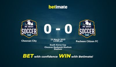 Dự đoán, tỷ lệ cược và mẹo cá cược Cheonan City vs Pocheon Citizen FC 23/03/2025
