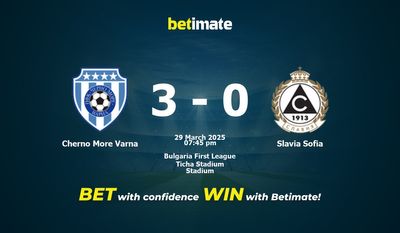 Soi kèo Cherno More Varna vs Slavia Sofia, tỷ lệ và tip cá cược 29/03/2025