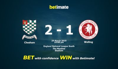 Dự đoán Chesham vs Welling, Tỷ lệ cược & Mẹo cá cược 29/03/2025