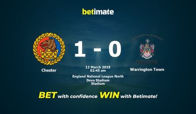 Dự đoán Chester vs Warrington Town, Tỷ lệ cược & Mẹo cá cược 03/11/2025