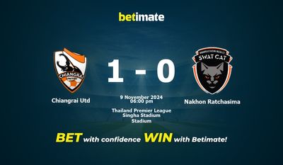 Nhận định dự đoán Chiangrai Utd vs Nakhon Ratchasima, tỷ lệ và tip cá cược 09/11/2024