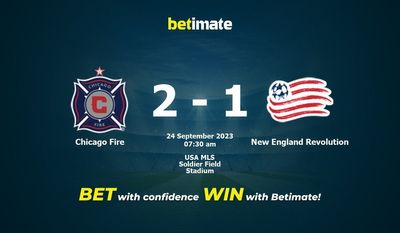 Dự đoán Chicago Fire vs New England Revolution, Tỷ lệ & Mẹo cá cược 24/09/2023