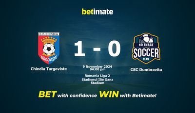 Dự đoán Chindia Targoviste vs CSC Dumbravita, tỷ lệ và mẹo cá cược 09/11/2024