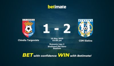 Soi kèo Chindia Targoviste vs CSM Slatina, tỷ lệ và tip cá cược 10/05/2025