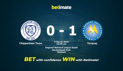 Dự đoán Chippenham Town vs Torquay, Tỷ lệ cược & Mẹo cá cược 03/04/2025