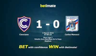 Soi kèo Cienciano vs Carlos Manucci, tỷ lệ cá cược 04/03/2024
