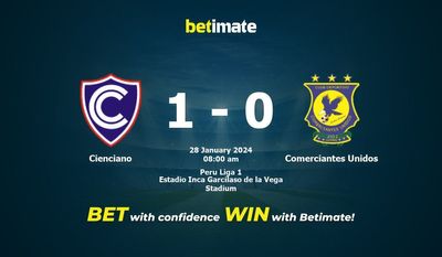 Soi kèo Cienciano vs Comerciates Unidos, tỷ lệ và tip cá cược 28/01/2024