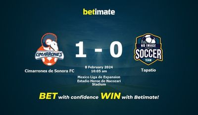 Soi kèo Cimarrones de Sonora FC vs Tapatio, tỷ lệ cá cược 08/02/2024