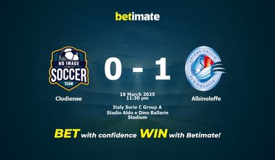 Dự đoán Clodiense vs Albinoleffe, Tỷ lệ cược & Mẹo cá cược 03/16/2025