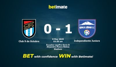 Nhận định soi kèo Club 9 de Octubre vs Independiente Juniors, tỷ lệ & tip cá cược 07/05/2025