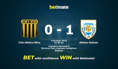 Nhận định dự đoán tỷ số trận đấu Atletico Mitre vs Atletico Rafaela ngày 08/10/2023