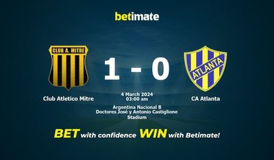 Nhận định soi kèo Atletico Mitre vs CA Atlanta, tỷ lệ & tip cá cược 03/03/2024