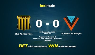 Nhận định dự đoán trận đấu Atletico Mitre vs CA Brown de Adrogue, tỷ lệ & tip cá cược 24/09/2023