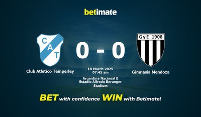 Club Atletico Temperley vs Gimnasia Mendoza Prediction, Odds & Betting Tips 03/18/2025