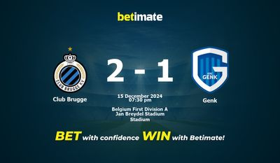 Soi kèo Club Brugge vs Genk, Tỷ lệ & Mẹo cá cược 15/12/2024