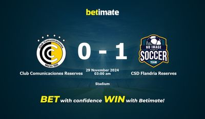 Dự đoán, tỷ lệ và mẹo cá cược của Club Comunicaciones Reserves vs CSD Flandria Reserves 28/11/2024