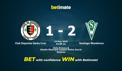 Dự đoán, Tỷ lệ cược & Mẹo cá cược Club Deportes Santa Cruz vs Santiago Wanderers 05/18/2025