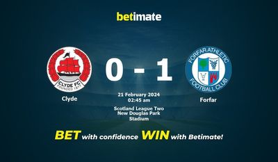 Dự đoán Clyde vs Forfar, Tỷ lệ & Mẹo cá cược 20/02/2024