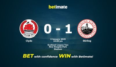 Dự đoán Clyde vs Stirling, Tỷ lệ cược & Mẹo cá cược 01/04/2025