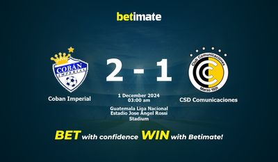 Soi kèo Coban Imperial vs CSD Comunicaciones, Tỷ lệ & Mẹo cá cược 30/11/2024