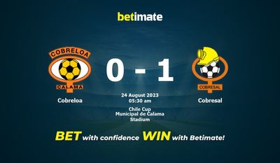 Soi kèo dự đoán Cobreloa vs Cobresal ngày 23/08/2023