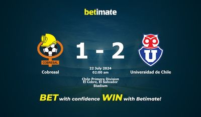 Soi kèo Cobresal vs Universidad de Chile, Tỷ lệ & Mẹo cá cược 21/07/2024