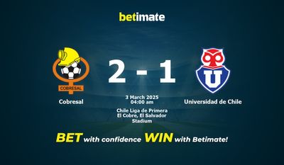 Soi kèo Cobresal vs Universidad de Chile, Tỷ lệ & Mẹo cá cược 02/03/2025