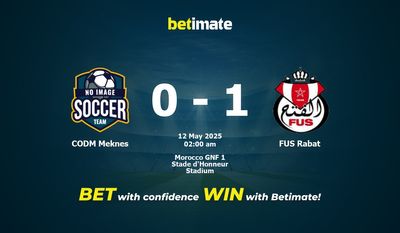 Dự đoán, tỷ lệ cược và mẹo cá cược CODM Meknes vs FUS Rabat 05/11/2025