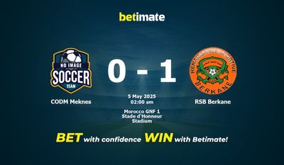 Dự đoán, Tỷ lệ cược & Mẹo cá cược CODM Meknes vs RSB Berkane 05/04/2025