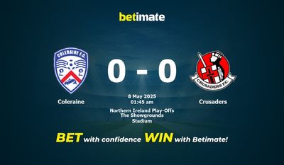 Dự đoán Coleraine vs Crusaders, Tỷ lệ cược & Mẹo cá cược 05/07/2025