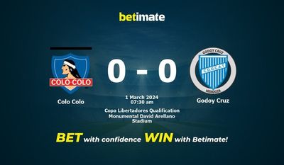 Soi kèo Colo Colo vs Godoy Cruz, Tỷ lệ & Mẹo cá cược 01/03/2024