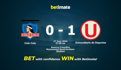 Dự đoán Colo Colo vs Universitario de Deportes, Tỷ lệ & Mẹo cá cược 27/06/2024