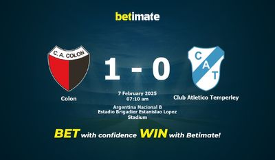 Dự đoán Colon vs Club Atletico Temperley, Tỷ lệ cược & Mẹo cá cược 02/07/2025