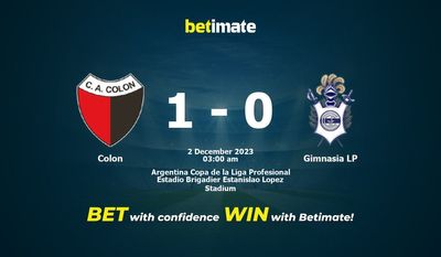 Dự đoán Colon vs Gimnasia LP, tỷ lệ và mẹo cá cược 01/12/2023