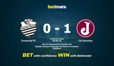 Dự đoán Comercial FC vs CA Juventus, Tỷ lệ & Mẹo cá cược 07/03/2024