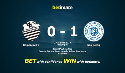 Dự đoán Comercial FC vs Sao Bento, Tỷ lệ & Mẹo cá cược 27/08/2023