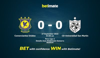 Dự đoán Comerciantes Unidos vs CD Universidad San Martin, Tỷ lệ & Mẹo cá cược 26/09/2023