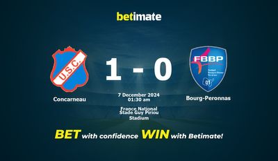 Soi kèo Concarneau vs Bourg-Peronnas, tỷ lệ & tip cá cược 06/12/2024