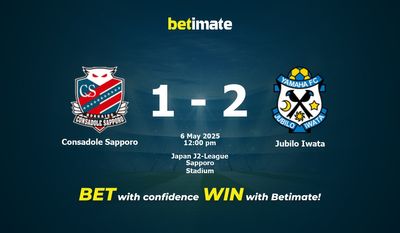 Dự đoán, Tỷ lệ cược & Mẹo cá cược Consadole Sapporo vs Jubilo Iwata 05/06/2025