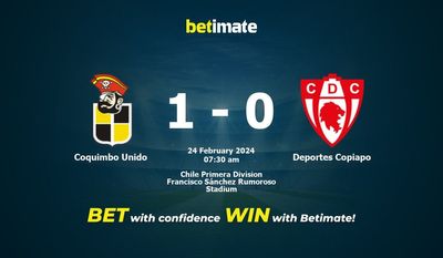Soi kèo Coquimbo Unido vs Deportes Copiapo, tỷ lệ và tip cá cược 24/02/2024