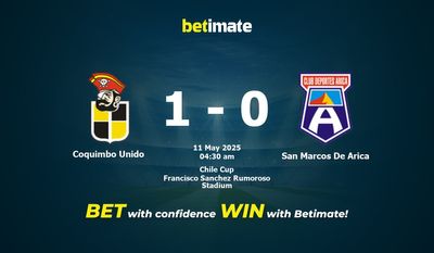 Soi kèo Coquimbo Unido vs San Marcos De Arica, Tỷ lệ & Mẹo cá cược 10/05/2025
