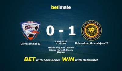 Dự đoán Correcaminos II vs Universidad Guadalajara II, tỷ lệ & tip cá cược 01/05/2025
