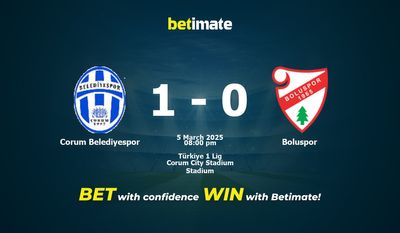 Soi kèo Corum Belediyespor vs Boluspor, Tỷ lệ & Mẹo cá cược 05/03/2025